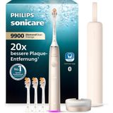 Philips Sonicare Diamondclean 9900 Prestige Elektrikli Diş Fırçası, Senseıq Teknolojisi ve Uygulamasıyla, 5 Fırçalama Modu, 3 Yoğunluk Seviyesi, Seyahat Şarj Kutusu, Şampanya, Model HX9992/44 - Beyaz