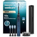 Philips Sonicare Diamondclean Elektrikli Diş Fırçası 9000 Serisi - Sonic Diş Fırçası, 4X C3 Premium Plak Savunma Fırça Başlıkları İle Temizleyici Dişler Ve Ağız Bakımı, Akuamarin (Model Hx9911/89)