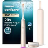 Philips Sonicare Diamondclean Prestige 9900 Elektrikli Diş Fırçası - 1x A3 Premium Hepsi Bir Arada Fırça Başlığı ve Şampanya Renginde Şarj Kutusuyla Sonik Diş Fırçası (Model HX9992/11) - Beyaz