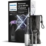 Philips Sonicare Kablosuz Power Flosser 3000 Oral Irrigator, Diş, Diş Etleri ve Diş Bakımı Için Su Flosser, Siyah (Model HX3826/33) - Beyaz