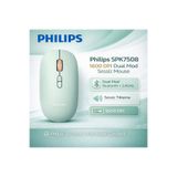 Philips SPK7508 Kablosuz 1600DPI 6 Tuşlu Dual Mod Optik Mouse Yeşil