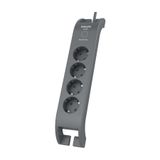 Philips SPN3140A/62 2400 Joule 4'lü 2 m Anahtarlı Akım Korumalı Priz