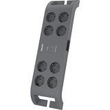 Philips SPN3180A/62 Akım Korumalı Priz 2400J 8'li (2m), Gri