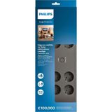 Philips Spn3180a/62 Akım Korumalı Priz 8'li 2m 900j Çocuk Güvenliği Çıkışı 2 M
