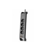Philips Spn4140ga/62 4'lü Akım Korumalı Priz - Gri