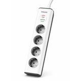 Philips Spn7040wa/62 600 Joule 4'Lu 2 M Akim Korumali Priz
