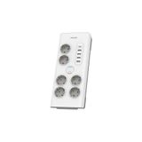 PHILIPS SPN7060WA/62 6 Soket Akım Korumalı Priz 900 Joules 2Mt Kablo 1xUsb-C 15W Şarj 4xUsb-A 20W (B