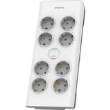 Philips SPN7080WA 8'li 2 mt 900J Akım Korumalı Priz