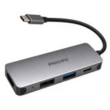 Philips Swr1607g/93 Type-C 4'Ü 1 Arada Çok Fonksiyonlu Dönüştürücü Hub