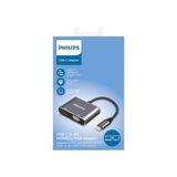 Phılıps SWV6021 Type-C HDMI VGA USB Dönüştürücü Adaptör