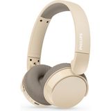 Philips TAH3209BG hafif kulak üstü kablosuz Bluetooth kulaklık, pasif gürültü yalıtımlı, 25 saat çalma süresi, net çağrılar, dinamik bas, 2 saat USB-C şarjı - bej