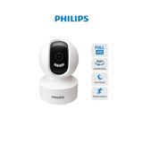 Philips TAI6000W Full HD Akıllı Ev Kamerası | 355° Panoramik Görüş | Gece Görüşü | Hareket Takibi | 128 GB MicroSD Desteği
