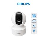 PHILIPS TAI6000W Full HD Akıllı Wi-Fi Güvenlik Kamerası | 355° Panoramik Görüş | Gece Görüşü | Hareket Takibi | 128 GB MicroSD Desteği