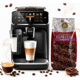 Philips Tam Otomatik Espresso (2 kg Kahve Hediyeli) ve Kahve Makinesi - 12 Içecek Seçeneği, Lattego Süt Sistemi, Renkli Ekran, Kişisel Kullanıcı Profilleri, Sessiz Seramik Öğütücü - Siyah