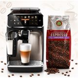 Philips Tam Otomatik Espresso Makinesi - 12 Içecek Seçeneği, Renkli (2 kg Kahve Hediyeli) Ekran, 4 Kullanıcı Profili, Ekstra Yoğun Aroma, Lattego Süt Sistemi, Sessiz Öğütücü - Siyah - Gümüş