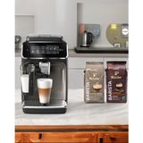 Philips Tam Otomatik LatteGo Espresso Makinesi, 3300 Serisi, SilentBrew Teknolojisi, Taze Öğütülmüş Çekirdeklerden Aromatik Kahve 6 Sıcak ve Soğuk İçecek 2Kg Tchibo Kahve + Luciole Lambader Hediye