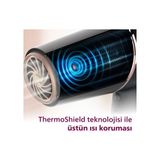 Philips Thermoshield Teknolojili Iyonik Saç Kurutma Makinesi, 2300 W Güçlü Motor, 3 Isı 2 Hız Ayarı, Soğuk Hava Üfleme, Difüzör ve Dar Başlıkla Pratik Hızlı Kurutma