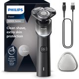 Philips Tıraş Makinesi Serisi 5000X Erkekler Için Elektrikli Tıraş Makinesi, Islak ve Kuru Tıraş, Cilt Koruma Teknolojisi, Esnek 360 Derece Tıraş Makinesi, 1 Saat/5 Dakika Hızlı Şarj (Model X5004/00)