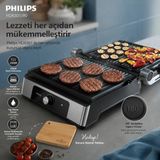 Philips Tost Makinesi 5000 Serisi Temaslı Izgara - İnox