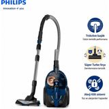 Philips Toz Torbasız Elektrikli Süpürge Powercyclone Teknolojisi, Alerji Kilit Sistemi ve Triactive Başlıkla Güçlü Emiş, Sessiz Çalışma ve Kolay Temizlik Deneyimi Sağlar, Yüksek Performanslı Temizlik, Geniş - Mavi - FC9749-07