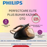 Philips Ultra Güçlü Buharı ile Elite Plus 2700 W Buhar Kazanlı Ütü Bakır - Kahverengi