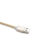 Philips USB - Micro USB Şarj Kablosu, 1.2 Metre, Örgü, Altın (DLC2518G)