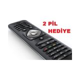 Philips Uyumlu 42 Pfl 6877 42Pfl6877K/12 Led Tv Kumanda + 2 Pil 1128