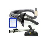 Philips Uyumlu Fc 9201 Marathon Süpürge Çelik Telli Hortumu Emici Yer Başlığı Teleskopik Boru Hepa Filtre Hediyeli