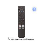 Philips Uyumlu The One The Xtra Serisi Amblight Tv Kumanda - Ses Komutlu