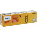 Philips W1.2W T5 Gösterge Ampulü, 12516CP 12V, 10'lu Paket - Sarı