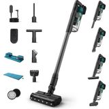 Philips XC6557 6000 Serisi Aqua Kablosuz Dikey Süpürge H13 HEPA Filtre ile 0,6 lt Toz Haznesi ve Elektrikli Kullanım - Siyah