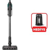 Philips XC6557/01 Şarjlı Süpürge 25 Watt Güç Değeri ile Gri Renkli HDA150/61 Türk Kahve Makinesi Hediyeli