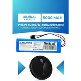 Philips XU3110/02 Aqua 3000 Serisi Uyumlu Batarya (Standart Kapasite) 5000MAH Robot Süpürge Pili