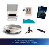 Philips XU7100/01 Homerun 7000 Aqua Robot Süpürge - Titreşimli Mop & Lazer Navigasyon Halı Tanıma