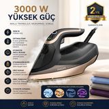 Philips Yanık Riski Olmayan, Isı Ayarı Gerektirmeyen, Yeni Azur 8000 Serisi 3000 Watt Güçlü Buharlı Ütü DST8070/80