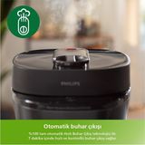 Philips Yeni Nesil Elektrikli Akıllı Düdüklü Tencere 5l Kapasite Dijital Dokunmatik Paslanmaz Çelik - Altın