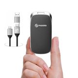 Phıxero P20 1 Tb Taşınabilir SSD 2000 Mb/sn'ye Kadar, USB 3.2 Gen 2x2 Harici Katı Hal Sürücüsü, Akıllı Telefon, Tablet, Pc, Dizüstü Bilgisayar Için USB C'den C&a'ya (Siyah)