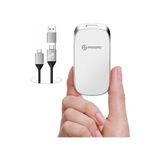 Phıxero P20 Taşınabilir SSD 2 Tb 2000 Mb/s'ye Kadar, USB 3.2 Gen 2x2 Harici Katı Hal Sürücüsü, Akıllı Telefon, Tablet, Pc, Dizüstü Bilgisayar Için USB C'den C&a'ya (Beyaz)