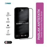 Phixi Premium Guard Parlak Cam Ekran Koruyucu İphone 14 Pro Uyumlu Antistatik, Su Tutmaz, Tam Kaplama