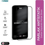 Phixi Premium Guard Parlak Cam Ekran Koruyucu Samsung S23 Fe Uyumlu Antistatik, Su Tutmaz, Tam Kaplama