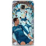 Phoenix Cep 2016 HD Baskılı Kılıf + SERAMİK TAM KAPLAYAN EKRAN KORUYUCU 1 Beyaz Puantiye Samsung Galaxy A3 ile uyumlu