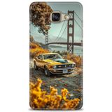 Phoenix Cep 2016 HD Baskılı Kılıf + SERAMİK TAM KAPLAYAN EKRAN KORUYUCU 105 Siyah - Beyaz Samsung Galaxy A3 ile uyumlu