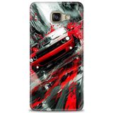 Phoenix Cep 2016 HD Baskılı Kılıf + SERAMİK TAM KAPLAYAN EKRAN KORUYUCU 106 Siyah - Beyaz - Gri Samsung Galaxy A3 ile uyumlu