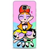 Phoenix Cep 2016 HD Baskılı Kılıf + SERAMİK TAM KAPLAYAN EKRAN KORUYUCU 130 Beyaz - Mavi Samsung Galaxy A3 ile uyumlu