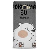 Phoenix Cep 2016 HD Baskılı Kılıf + SERAMİK TAM KAPLAYAN EKRAN KORUYUCU 157 Siyah - Blur Samsung Galaxy A3 ile uyumlu