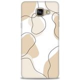 Phoenix Cep 2016 HD Baskılı Kılıf + SERAMİK TAM KAPLAYAN EKRAN KORUYUCU 179 Beyaz - Mavi Samsung Galaxy A3 ile uyumlu