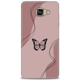 Phoenix Cep 2016 HD Baskılı Kılıf + SERAMİK TAM KAPLAYAN EKRAN KORUYUCU 183 Beyaz - Mor - Siyah Samsung Galaxy A3 ile uyumlu