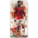 Phoenix Cep 2016 HD Baskılı Kılıf + SERAMİK TAM KAPLAYAN EKRAN KORUYUCU 2 Beyaz Çicek Desenli Samsung Galaxy A3 ile uyumlu