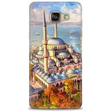 Phoenix Cep 2016 HD Baskılı Kılıf + SERAMİK TAM KAPLAYAN EKRAN KORUYUCU 226 Beyaz - Kırmızı - Siyah Samsung Galaxy A3 ile uyumlu