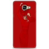 Phoenix Cep 2016 HD Baskılı Kılıf + SERAMİK TAM KAPLAYAN EKRAN KORUYUCU 241 Beyaz - Yıldız Samsung Galaxy A3 ile uyumlu